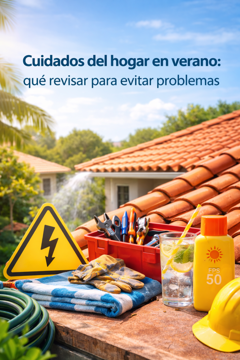 Cuidados del hogar en verano: qué revisar para evitar problemas